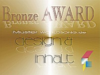 Der captain- music Award in Bronze fr die Seite Bisch Basch Band